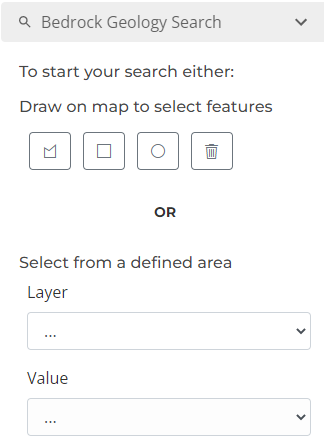 bedrock geology search